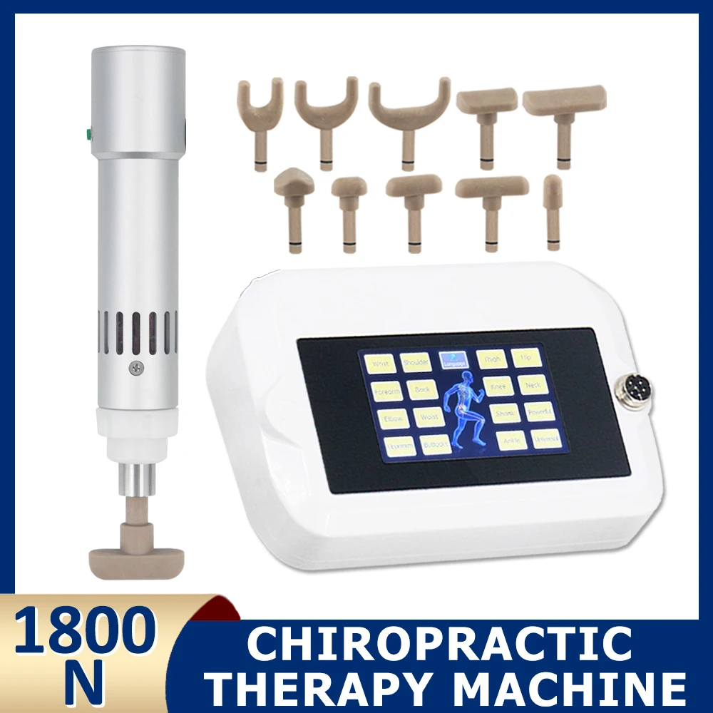 1800N Physiotherapy Electric Chiropractic Adjusting Tool Correction Massager 10heads Spine Correction Pain Relief Lumbar Spine