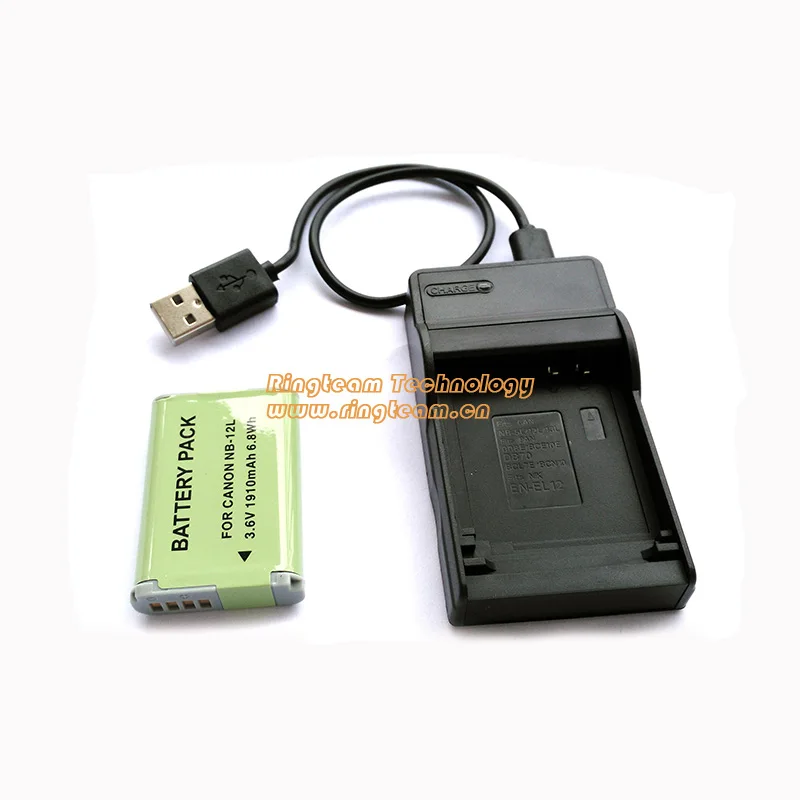 

1x NB12L NB-12L Battery and 1x USB Charger (2-In-1) for Canon PowerShot G1 X Mark II N100 Cameras and VIXIA Mini X Camcorders