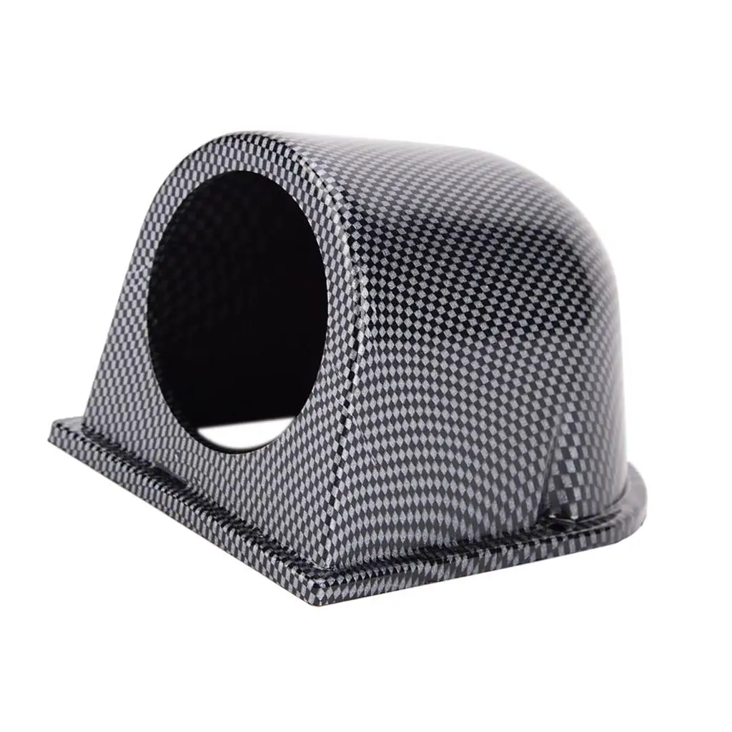 

Single Gauge Swivel Dashboard Pod Carbon Grain 52mm Mount Holder for Auto Truck Motorcycle Accessory