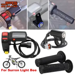 For Sur-Ron Hour Meter Speedometer Switch Light Button Grips Kit Motorcycle Accessories For Surron Light Bee Electric Bike Parts