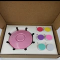 Caja rosa con 6