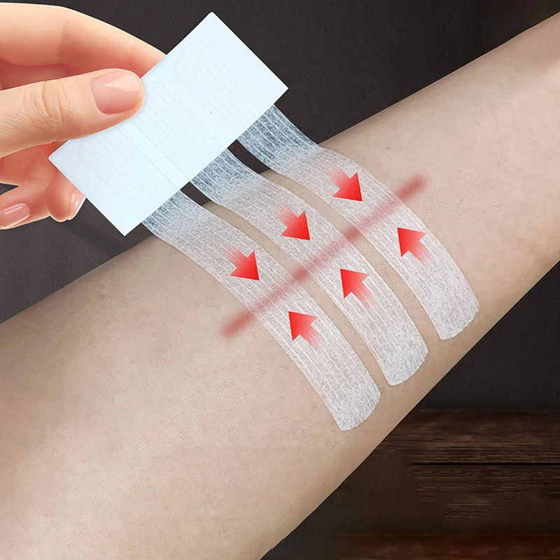 3/5/6Pcs/pack Wound Closure Tape Adhesive Sterile Medical Bandage Strip Skin Repair First Aid Kit Surgical Breathable Tape