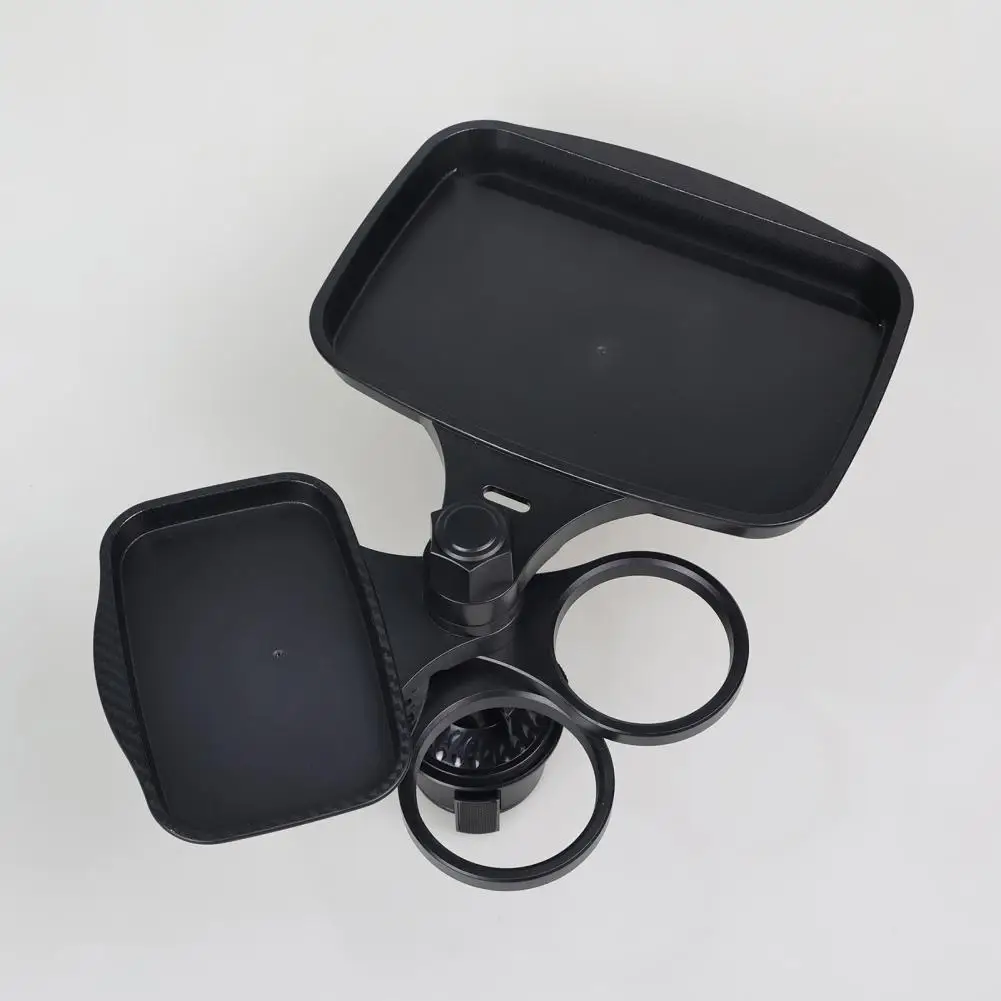 Car Cup Holder Expander Tray 360-Degree Rotation Anti-Shake Universal Easy To Install Car Food Tray Mobile Phone Holder 자동차 컵 홀더