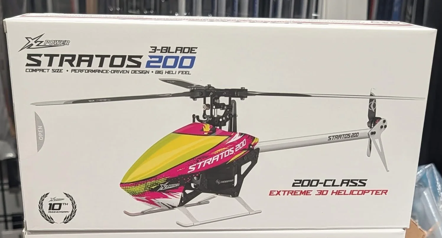 XLPower STRATOS 200  3 Blade Helicopter Experience the Big Heli Feel in a Compact 200-Size Helicopter
