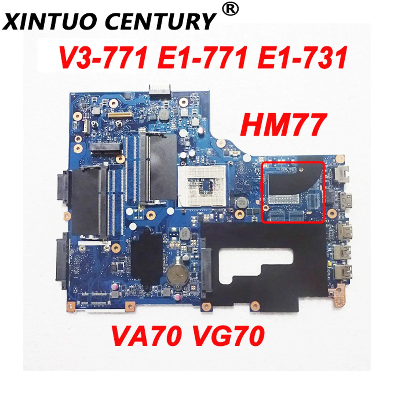 

VA70 VG70 Original Motherboard for Acer aspire V3-771 E1-771 E1-731 Laptop Motherboard REV2.1 HM77 DDR3 100% Test Work