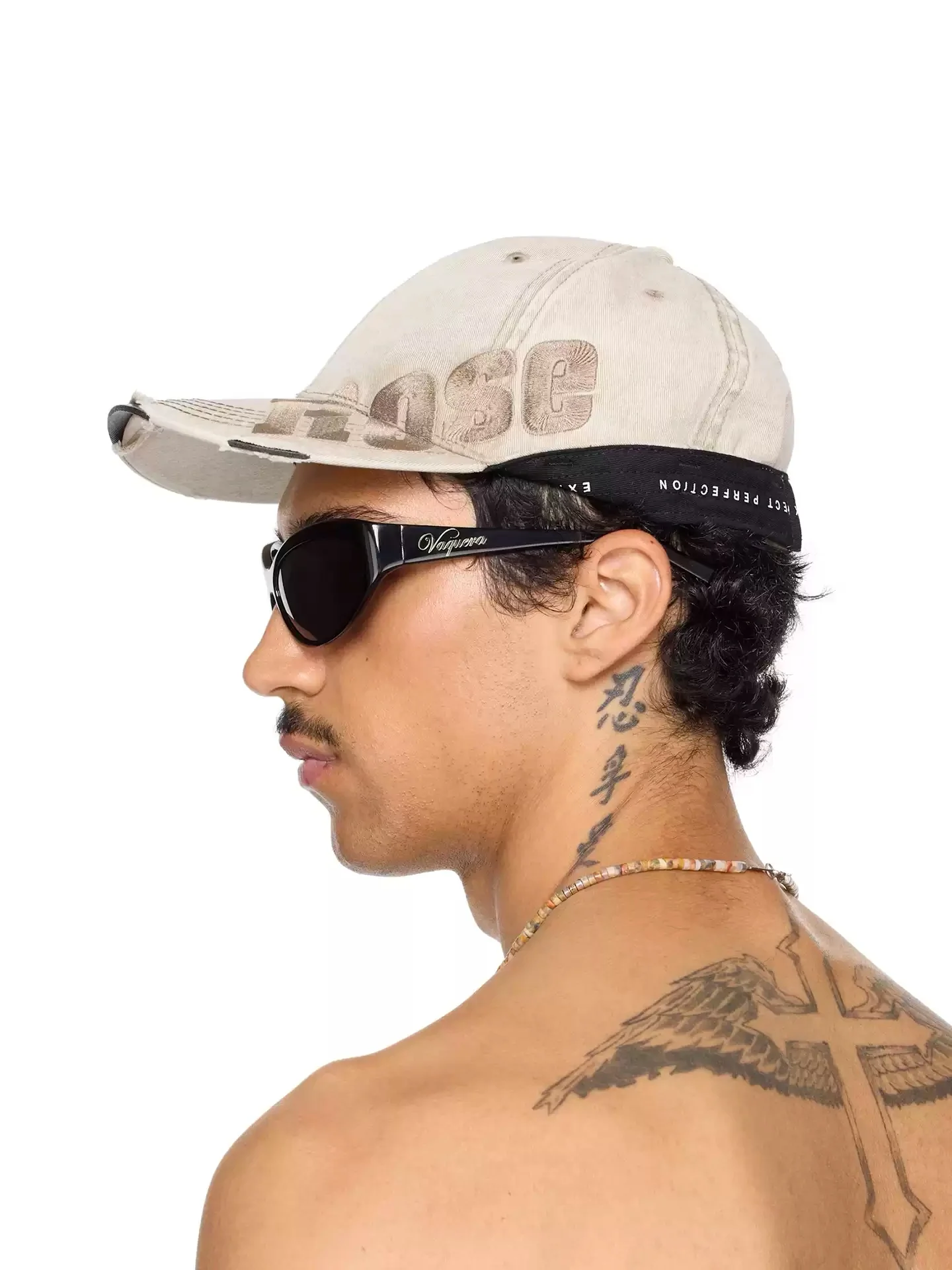 

Американский новый стиль, дизайн с вышивкой логотипа, потертая потертая бейсболка, индивидуальные нишевые аксессуары для мужчин