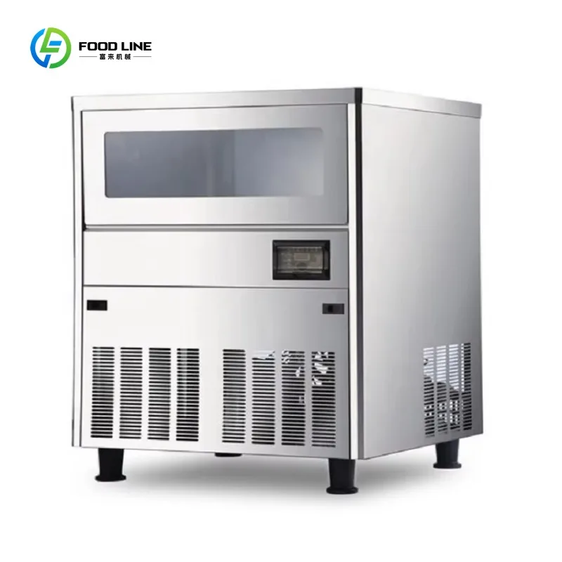 Customized Ice Maker 100kg Daily Output Crescent Ice Maker Machine for Commercial Use