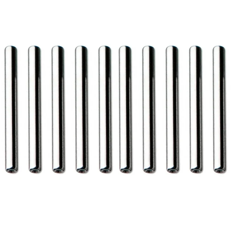 

10PCS G23 Titanium 14G Threadless Barbell Pin Bar Replacement Accessories Earrings Lip Nipple Fashion Body Piercing Jewelry