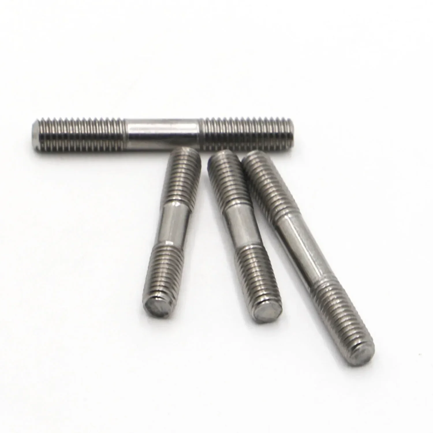 M3 M4 M5 M6 M8 M10 Rod Double Thread 304 Stainless Steel Screws Rod Stud Bolts GB901
