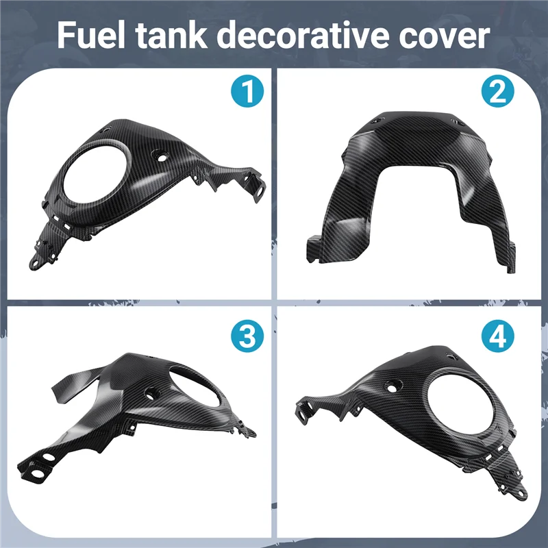 

NEW-Motorcycle Front Gas Tank Center Cover Panel Fairing Cowl Tank Shield For YAMAHA MT-07 MT07 FZ-07 2012-2017
