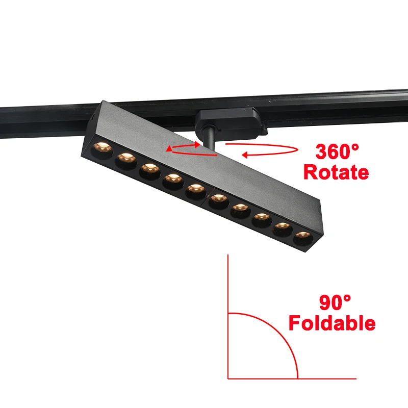 SMD LED L 타입 레일 트랙 조명, 회전 그림 스포트라이트, 천장 조명 기구, 알루미늄 바, 카운터, 의류 매장, 침실 호텔