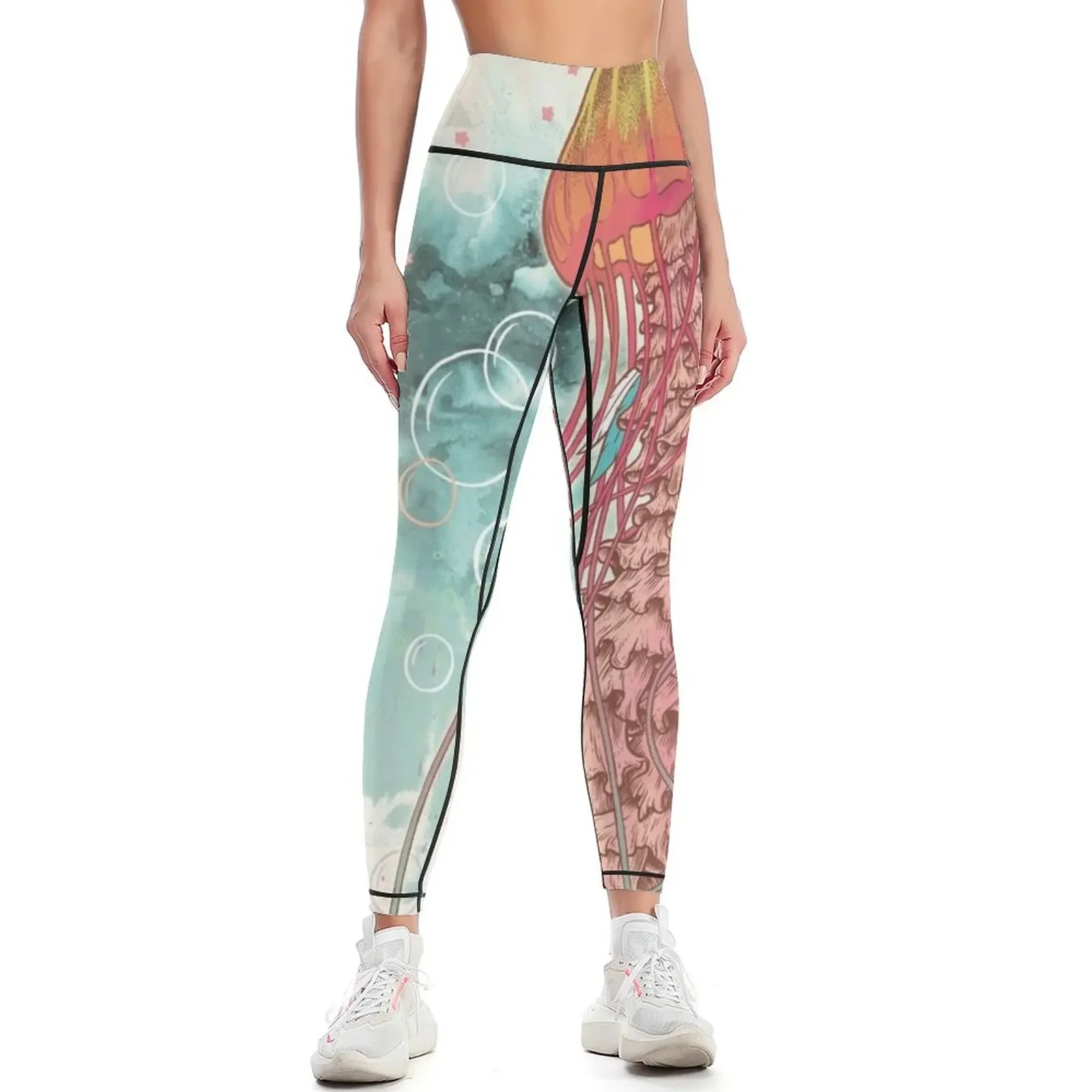 

Jellyfish Leggings gym clothing Sports pants for Jogger pants Women sports Womens Leggings