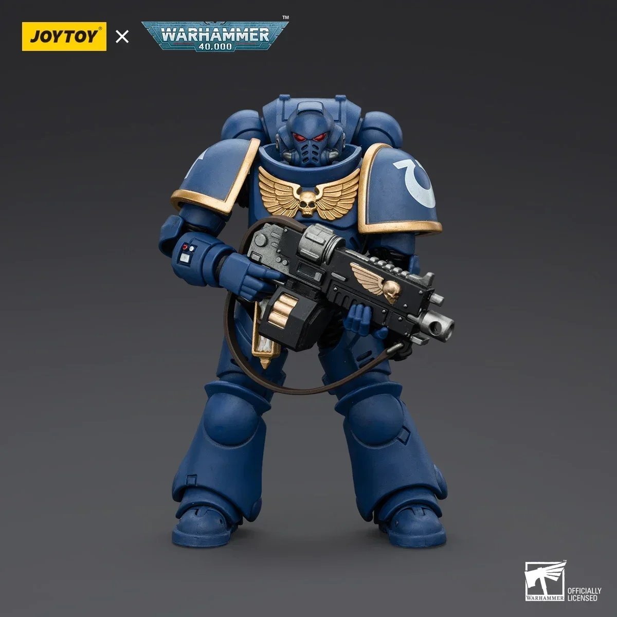 JOYTOY 1/18 figura de acción 40K Ultramarines Intercessor Anime modelo militar juguete puños imperiales estatuilla regalos coleccionables