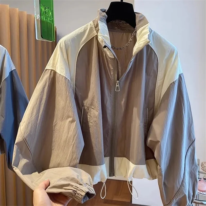 

Women's Jacket New Jacket Jacket for Women's Small Fragrance Spring and Autumn Design Retro Fashion Baseball Uniform Jacket