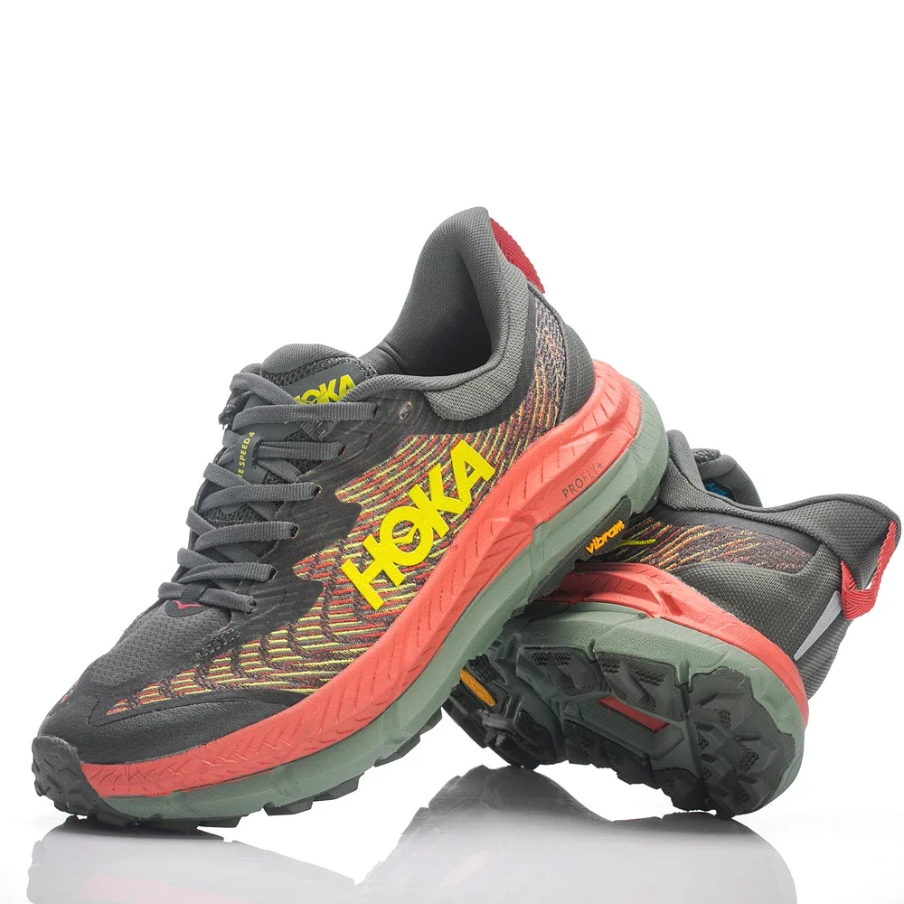 HOKA Sport Mafate Speed 4 Women and Men Army Green Non-slip Wear-resistant Lightweight Mesh Casual Sneakers Shoes 1129930-TFST