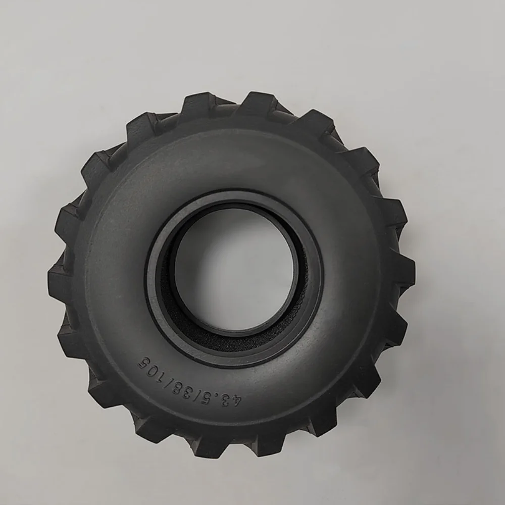 Textured Interlaced Rubber Tires Pattern Model For 1:14 Tamiya RC Lesu Scania 770S Man Climbing Vehicle Truck DIY Car Parts