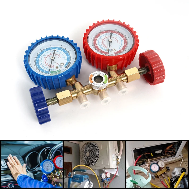 Bomba de vacío de refrigerante para sistema de refrigeración y aire acondicionado, bomba de vacío de CA, bomba de vacío y prensado de 3,5 l para CA