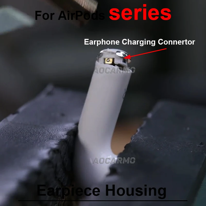 For Apple Airpods 1 2 3 4 Pro Pro3 Pro2 Earphone Housing Case Cover Left + Rignt Headphone Charging Connector Replacement Parts