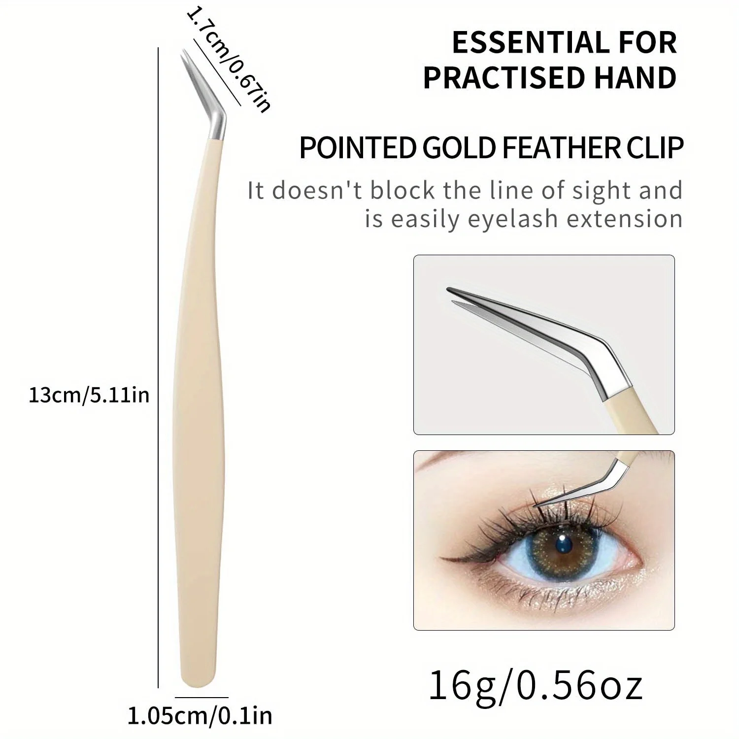 1/4pcs สแตนเลสสตีลเส้นใยเคล็ดลับแหนบขนตา,ความแม่นยําสูง Lash EXTENSION แยกเครื่องมือสําหรับ Home ใช้ผู้หญิง