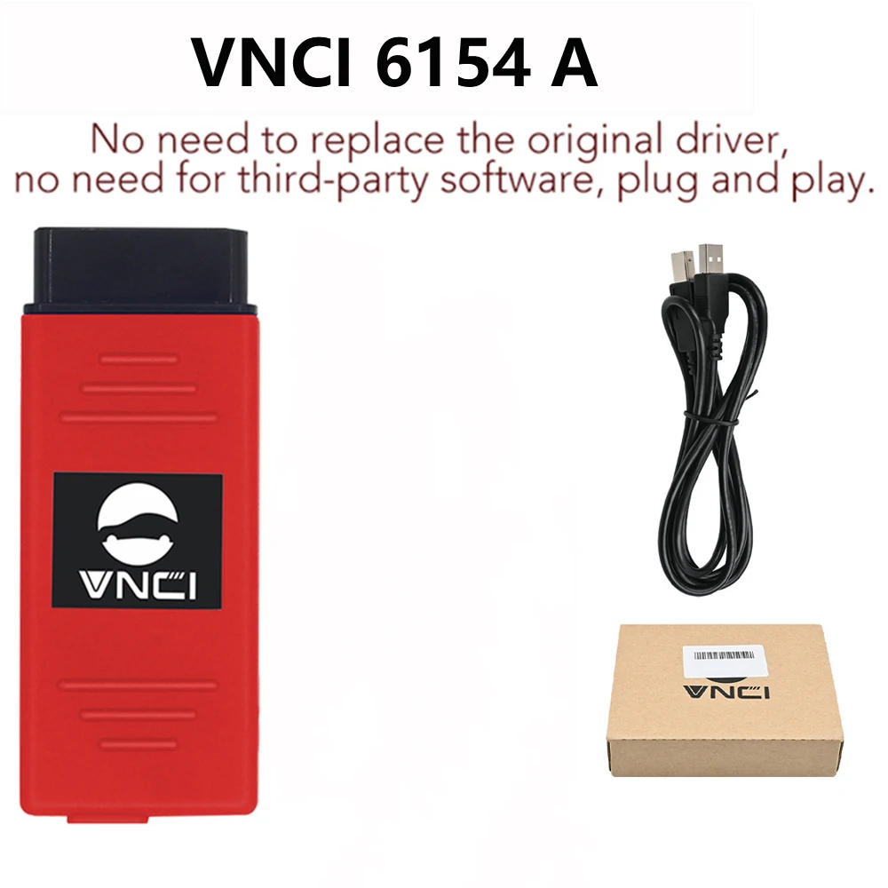VNCI6154A: Portable OBD2 Diagnostic Tool – CAN FD/DOIP Compatible with Online Upgrade