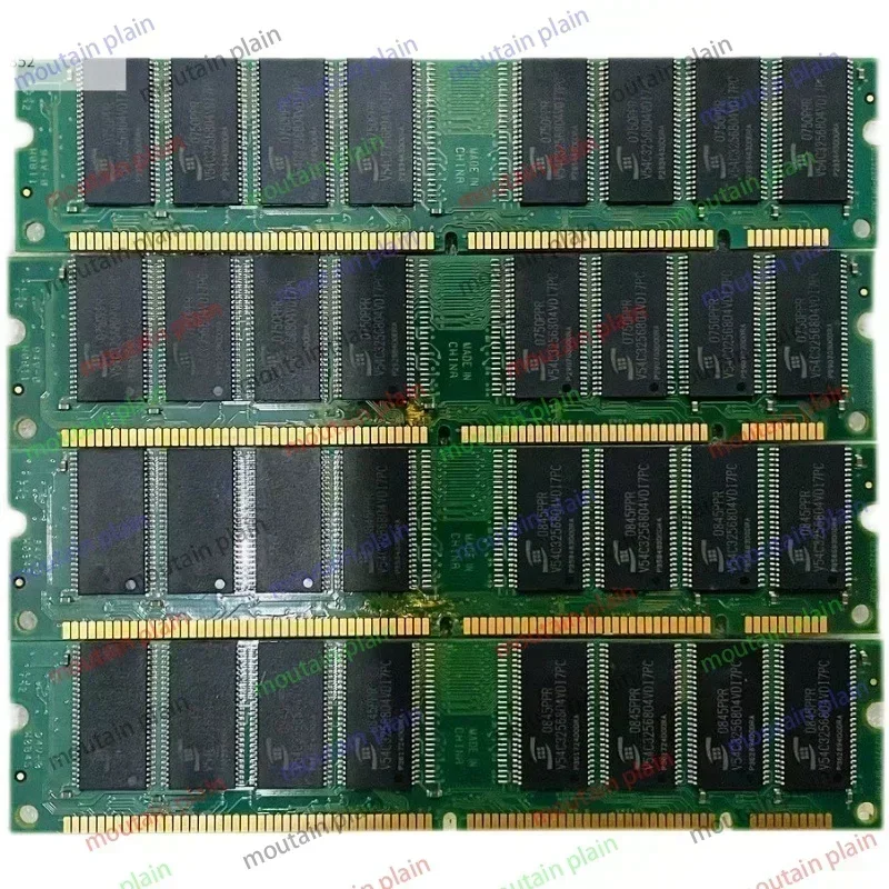 1pc 256MB PC133 133MHz SDRAM 168pin DIMM Low Density RAM Memory industrial motherboard