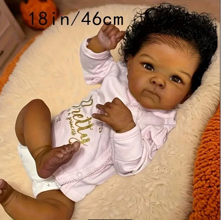 

20 inch 50cm newborn doll, girl doll, lifelike princess, toddler, newborn toy, birthday/Christmas gift