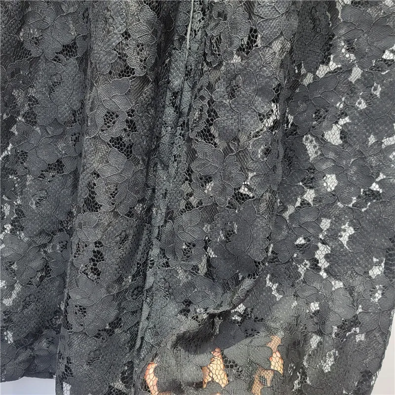 Wide Legs Pants 2025 Spring/Summer Casual Lace Splicing Jeans for Women Straight Y2k Falling Fashionable and Versatile Trousers