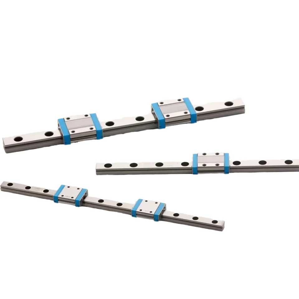 دليل خطي مصغر من الفولاذ عالي الدقة LWL15R410HS2 للطابعة ثلاثية الأبعاد مع محامل وكتل #3