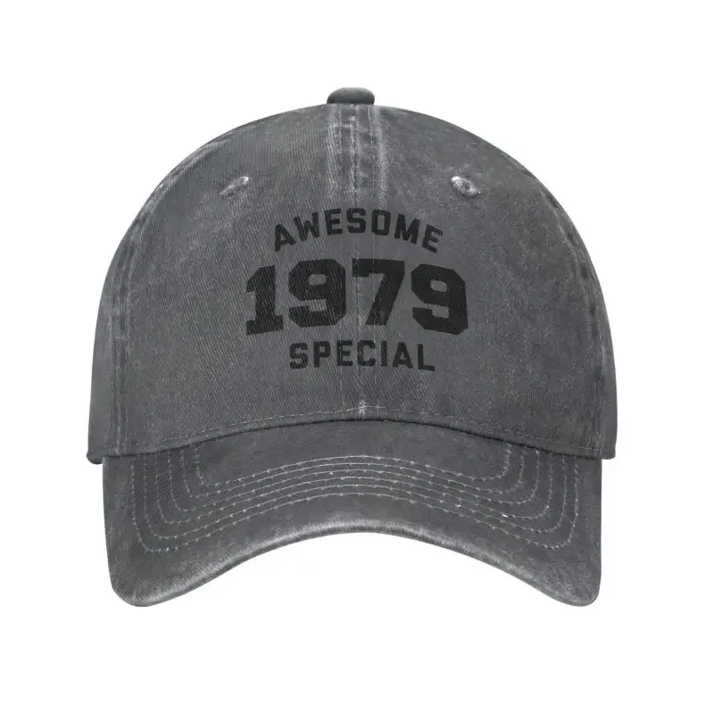 Personalized Cotton Funny Birthday Gifts Awesome Special 1979 Baseball Cap for Men Women Breathable Dad Hat Outdoor