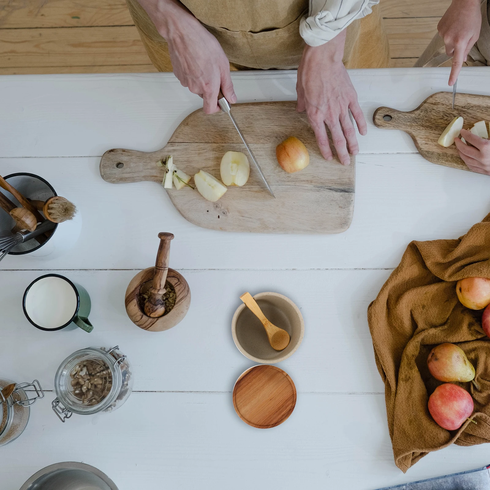 

Simple Design Ceramic Seasoning Jar Condiment Canister Kitchen Supply Exquisite Craftsmanship Stylish Multi-Function