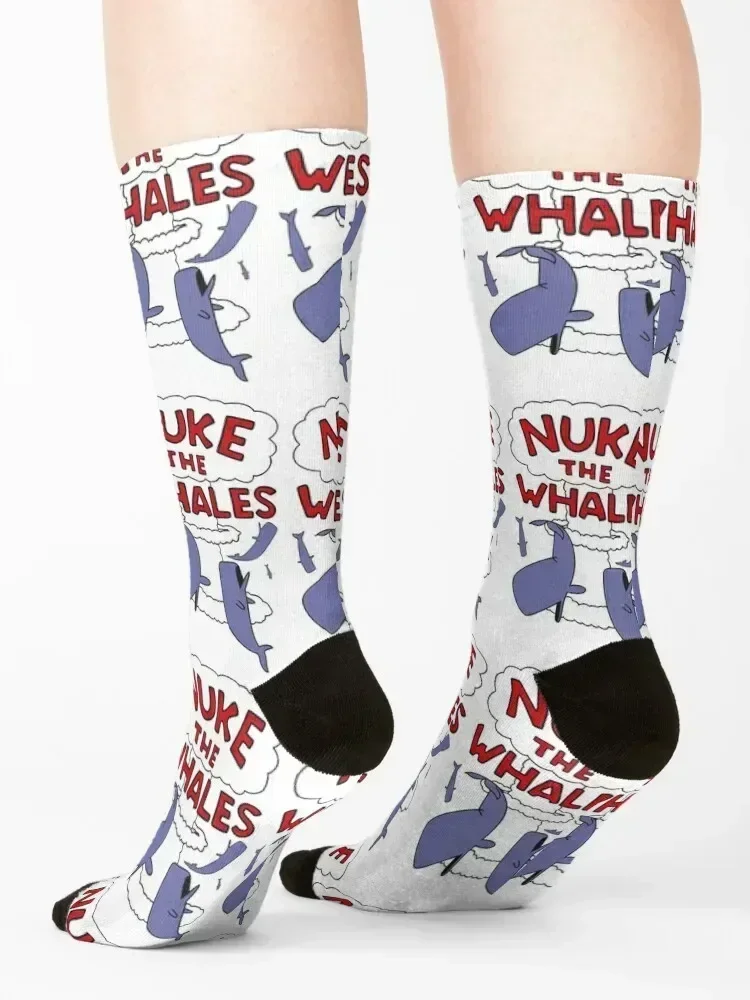 Nuke the whales Socks Sports happy New year's anime Socks Girl Men's