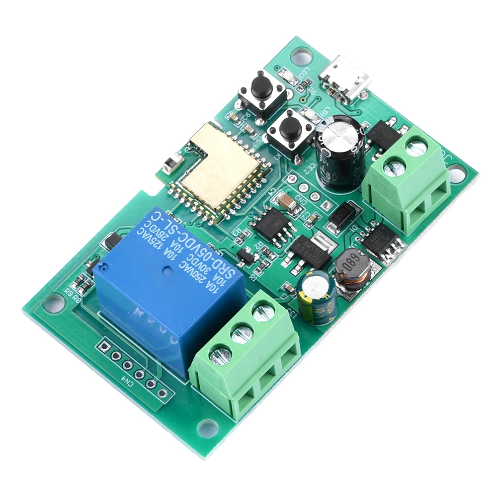 WLAN-Funk-Schaltrelaismodul für Smart Home 5V/DC7-32V Anwendbar für Zugangskontrolle, PC-Einschaltung, Garagentor – Detail 4