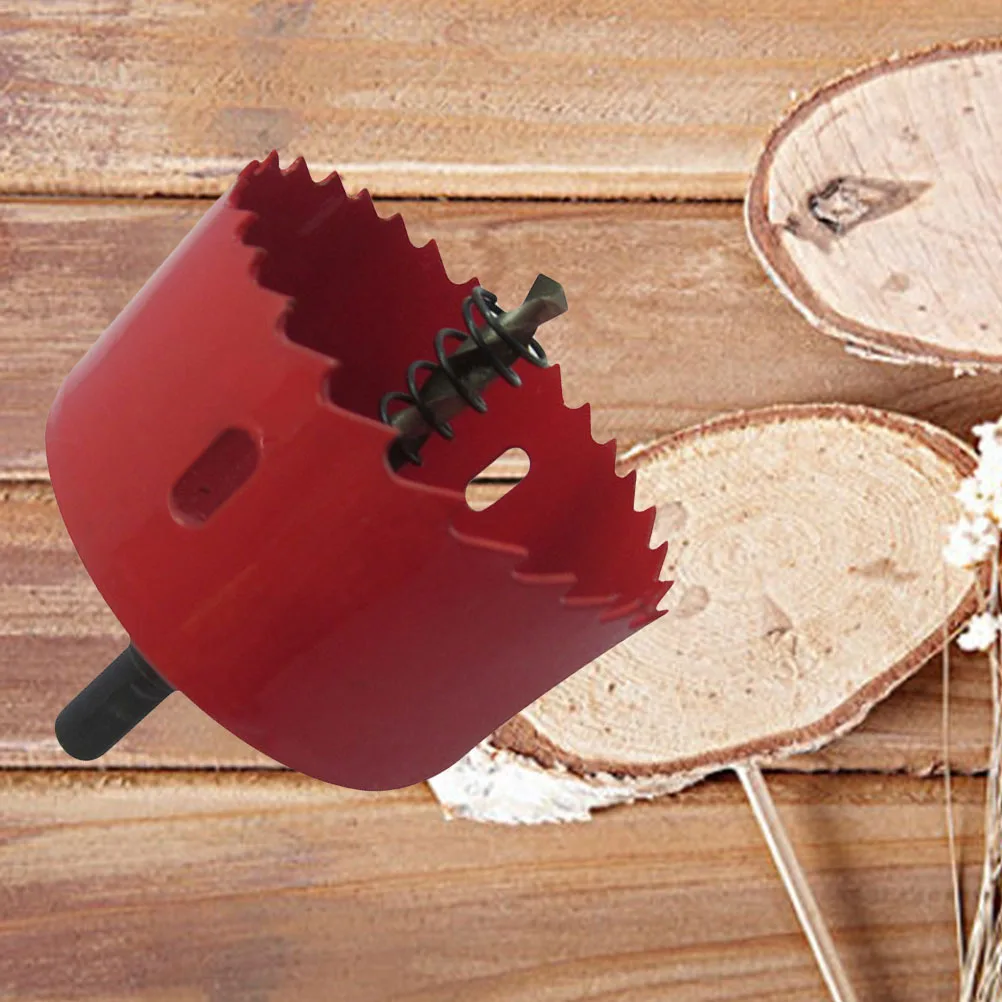 60mm Hole Drill Bit Alloy Stable Hole Puncher for Plank Plywood Plasterboard Thin Iron Sheet Wood Drill Cutter Tool