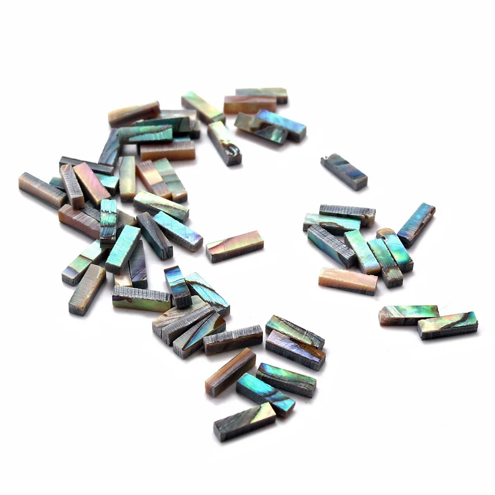 

10Pcs Guitar Fingerboard Dot Markers Natural Abalone DIY Decoration Durable Thin Slice for Guitar Fingerboard Inlay