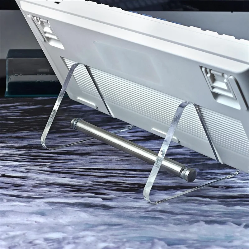 Stojak na klawiaturę, 1-poziomowy przezroczysty akrylowy stojak na klawiaturę, stojak na klawiaturę mechaniczną, klawiatury do gier