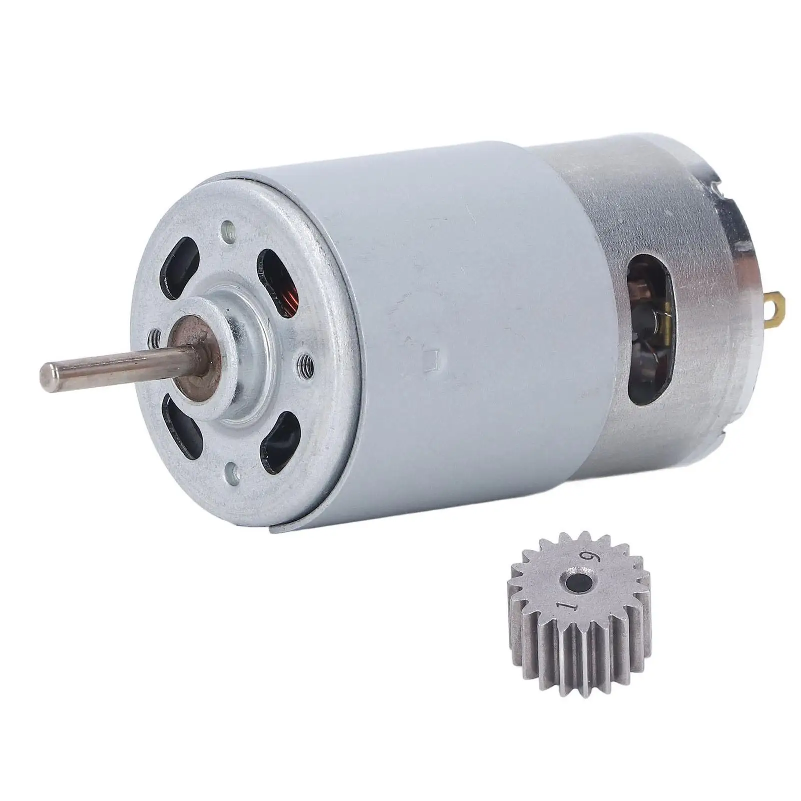 

RS550 DC Brushed Gear Motor for Kids Electric Vehicle - High Power Motor