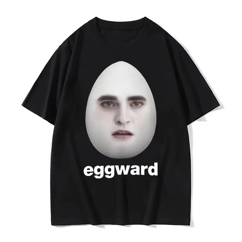 

Hot Twilight Eggward Funny Meme T Shirt Edward Cullen Parody Humor Tee Men Women Casual Cotton Short Sleeve Oversize Top Clothes