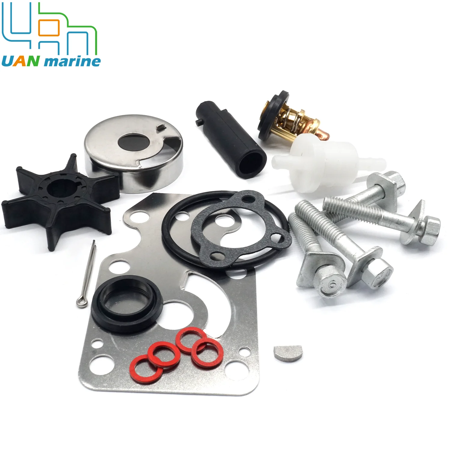 

Подходит для обслуживания 100-го и 300-часового сервисного комплекта Yamaha FT8D FT8G FT9.9G FT9.9J подвесного лодочного двигателя с термостатом