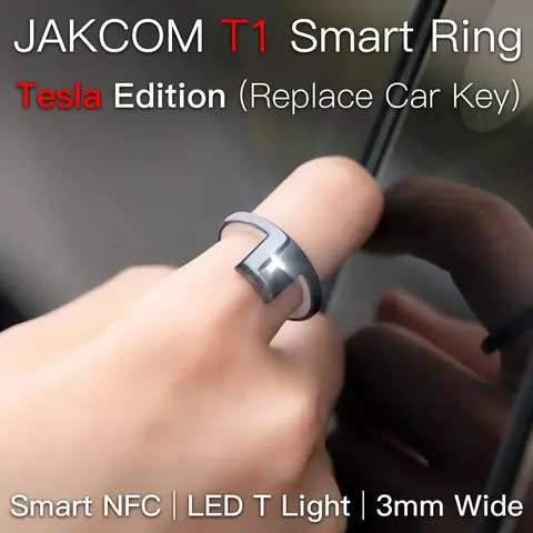 JAKCOM T1 Smart Ring for Tesla Edition, As Car Key for Model 3 Y S X Cybertruck Super Value Consumer Electronics Wearable Device