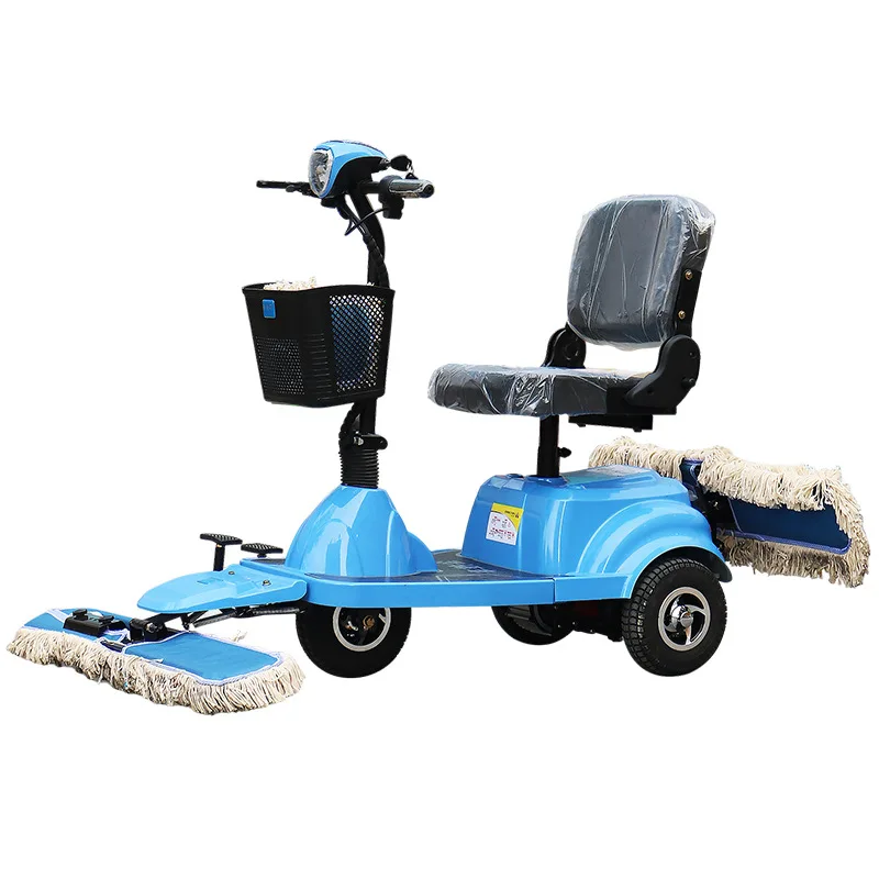 Electric dust cart, factory workshop, hospital, shopping mall, sweeping and mopping, small cleaning truck, electric three-wheel