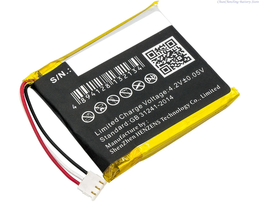 Replacement 3.8V 450mAh Smartwatch Battery W801 for Codio K8  T8