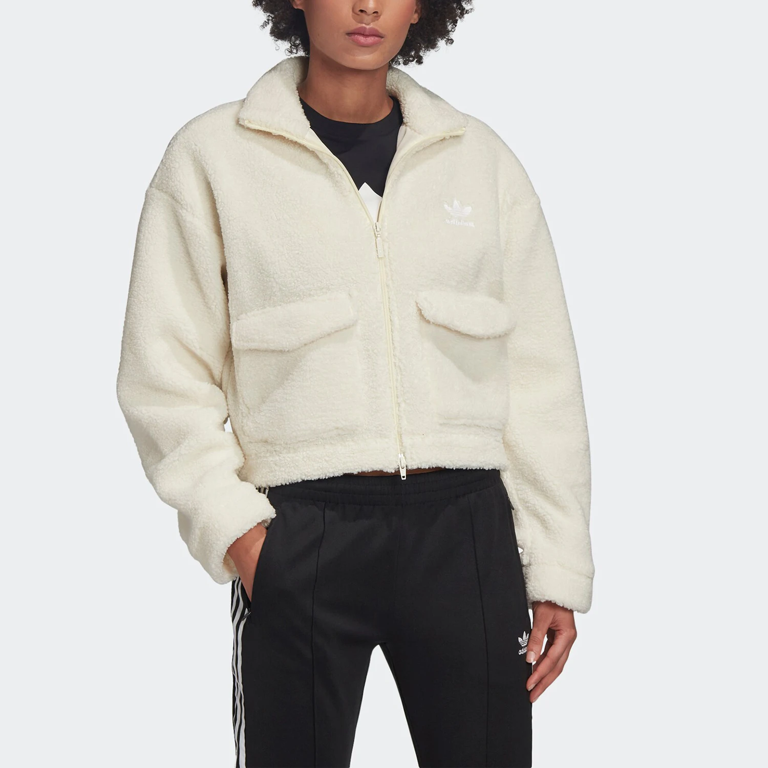 

Женская спортивная куртка Adidas Originals New Season TEDDY JACKET FU3926