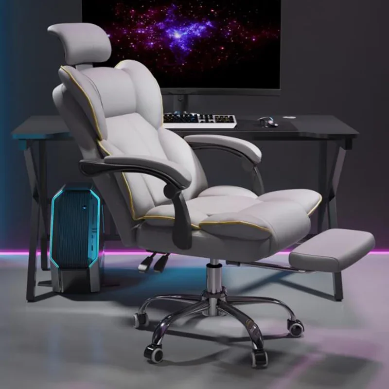 

Ergonomic Gaming Chairs Swivel Mobile Playseat Living Room Cushion Comfortable Reading Armchair Floor Silla Gaming Furnitures