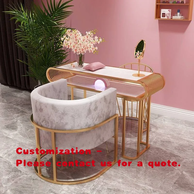 

custom.New Design High Quality Beauty Salon Furniture Manicure Set Nail Nail Tables and Chairs Sets