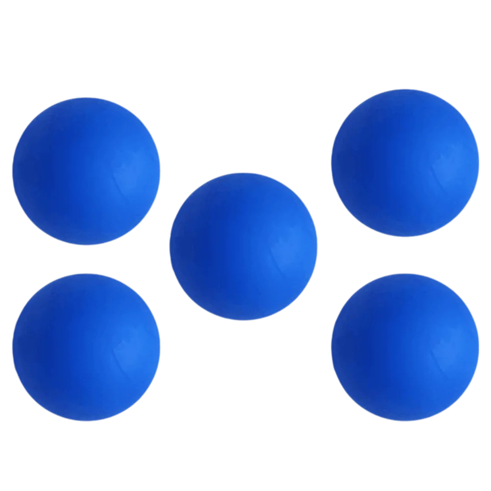 5 Pelotas de Goma Resistentes y de Alta Elasticidad para Ejercicios de Manos, Pelotas Huecas para Práctica de Lanzamiento contra la Pared