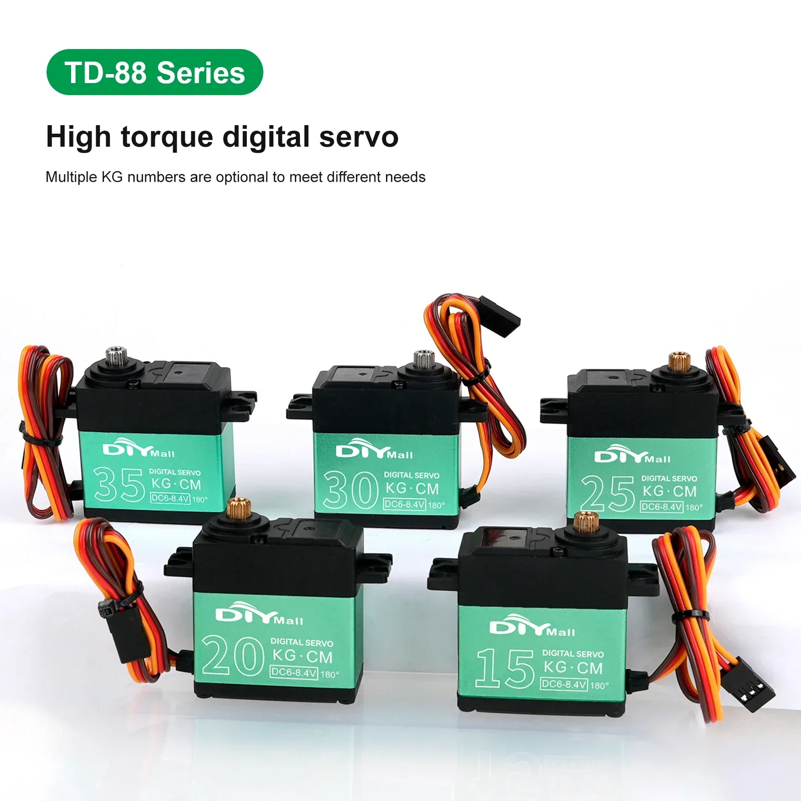 30kg.cm Digitale TD-8830MG Servo 180/270/360 Graden Koolborstelmotor Hoge Koppel Servo voor Robot Auto Vliegtuigen DIY Model Speelgoed