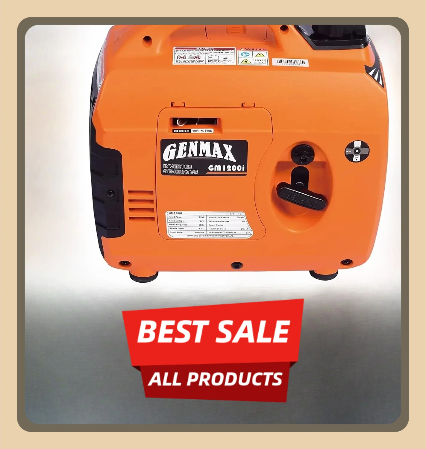 

[XMSJ-Limited Stock, Buy Now!]Generator，EPA Compliant, Eco-Mode Feature, Ultra Lightweight for Backup Home Use & Camping