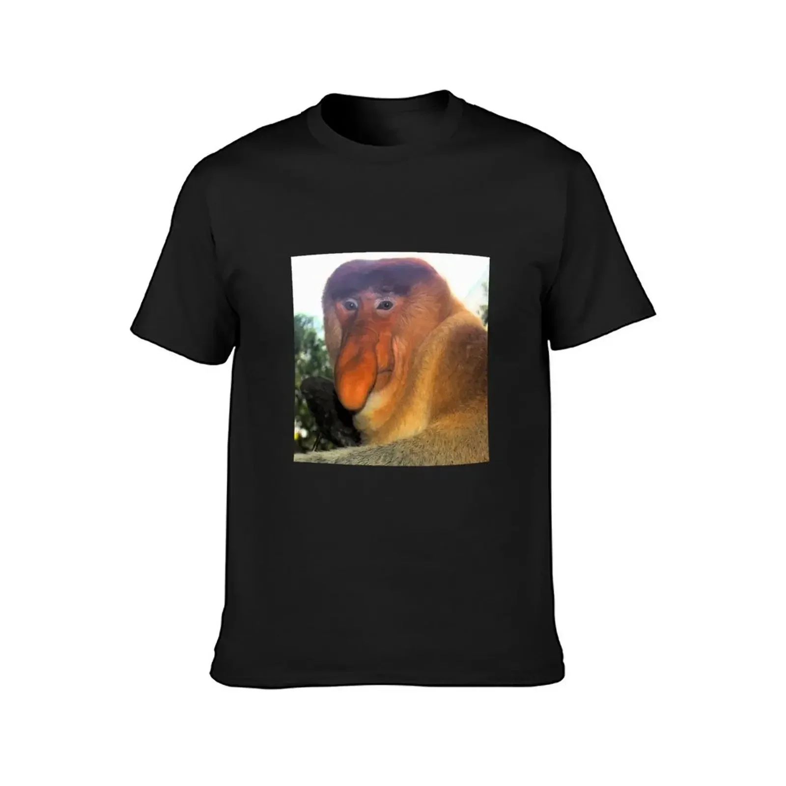 Proboscis Monkey T-Shirt summer tops sports fans black t shirts for men