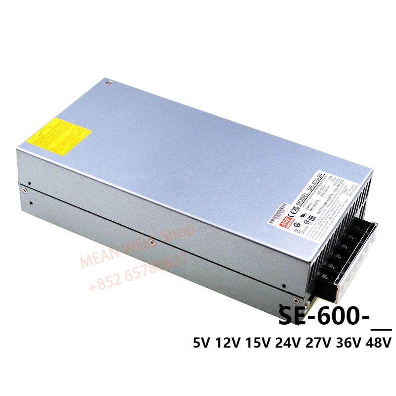 

Блок питания MEAN WELL с одним выходом 600 Вт SE-600-5 SE-600-27 SE-600-36