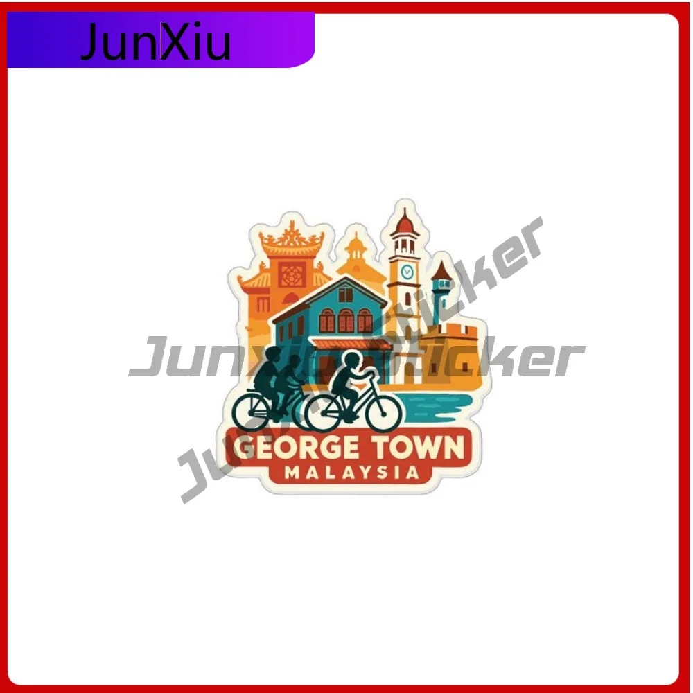 

George Town Malaysia City Sticker Window Motorcycle Truck Pickup Camper Vinyl Decal Decoration Custom Decals Car Stickers Exteri